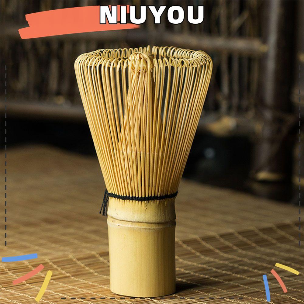NIUYOU 80 Fringe Bamboo Brush Home Kitchen Green Tea Matcha Bamboo Accessories