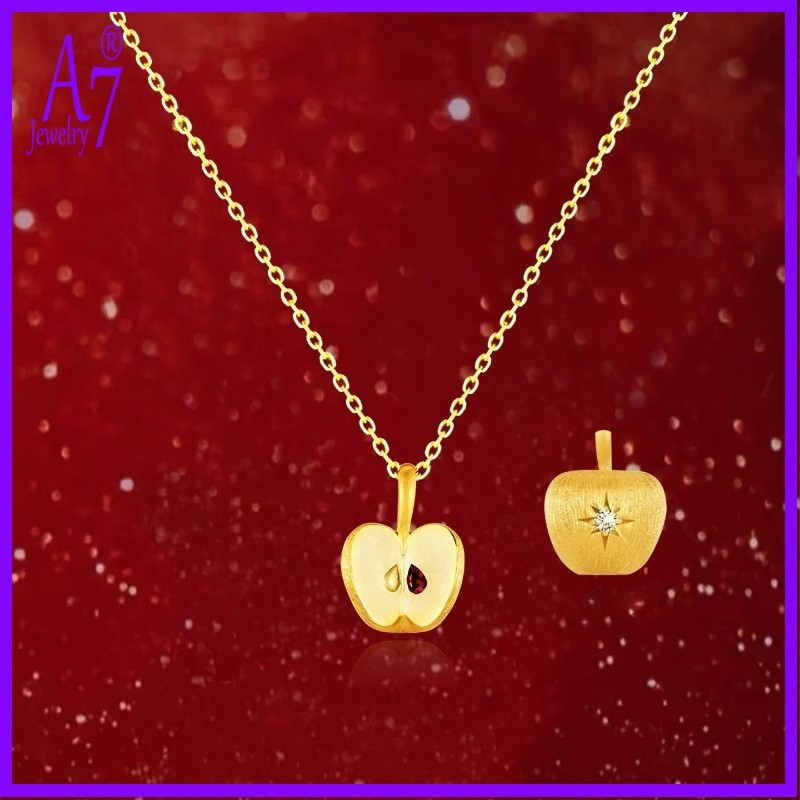 จี้เพชร Apple ปรารถนาที่เรียบง่ายและสร้างสรรค์ M5287