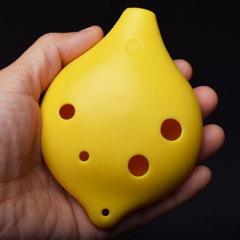 หกหลุม Ocarina 6-Hole เริ่มต้นนักเรียนผู้ใหญ่เด็ก Alto C-Tuned Shock-proof เรซิ่น Introductory Self-