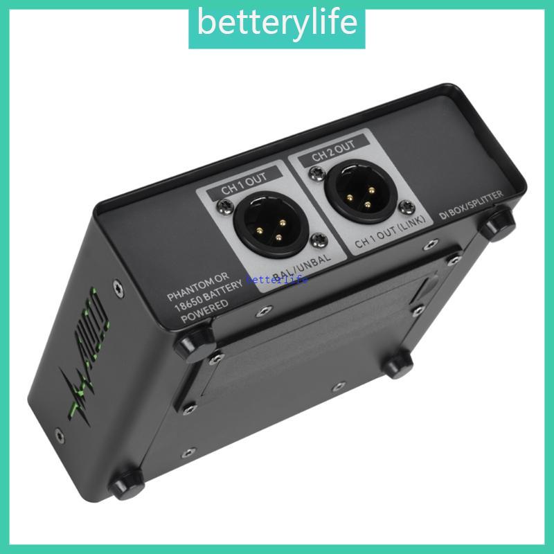 BTF Studio Grade Audios DI20 DI BOX Hum Eliminators สําหรับอุปกรณ์บันทึกเวที