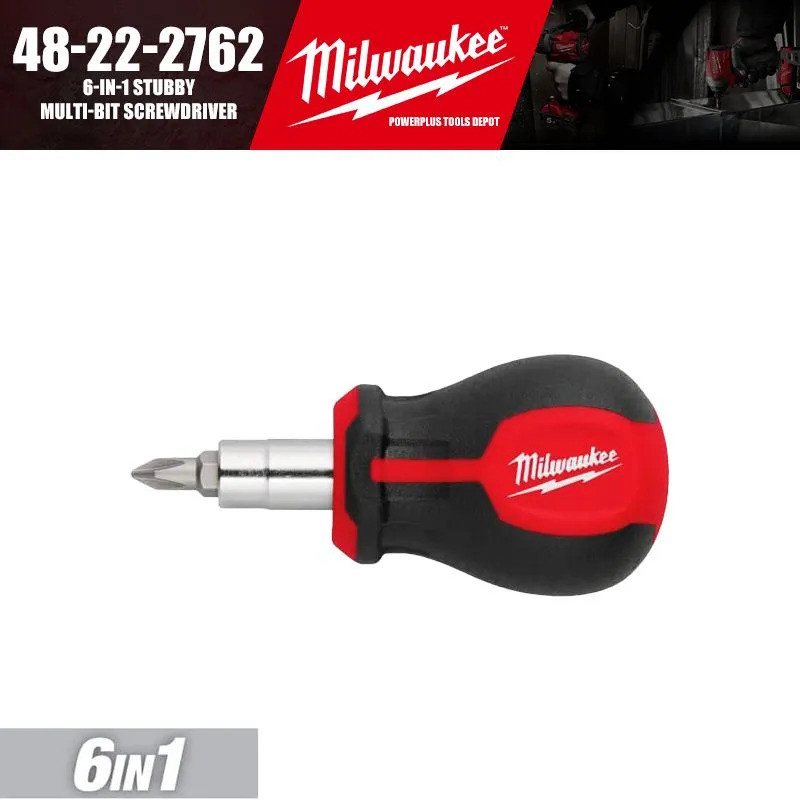 Milwaukee 48-22-2762 ไขควง 6-IN-1 อเนกประสงค์ขนาดกะทัดรัด