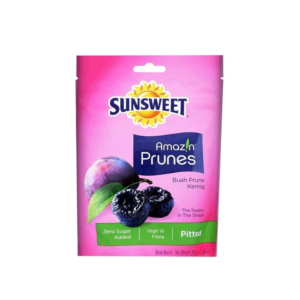 ซันสวีท ลูกพรุนไม่มีเมล็ด (Sunsweet Pitted Prunes 200g.)