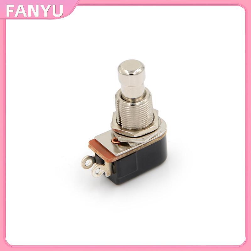 FANYU ใหม่สวิตช์กีตาร์ไฟฟ้า Momentary Push Button Foot Switch SPST FANYU
