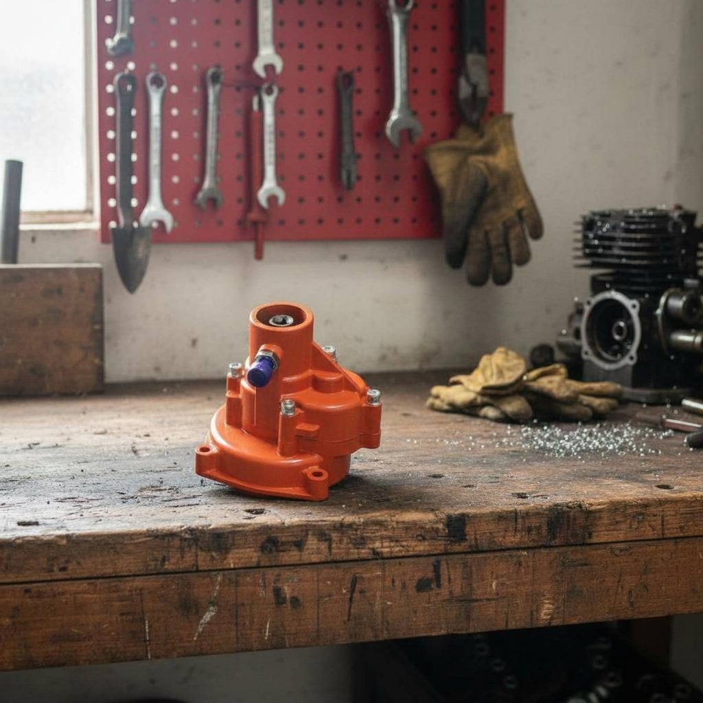 การก่อสร้างเหล็ก 4-Stroke Trimmer Gearbox วัสดุคุณภาพสูงเครื่องตัดหญ้าเกียร์ Precision Craftsmanship สําหรับทําสวน,ทําฟาร์ม