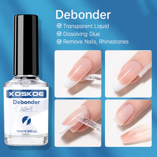 【Local】10ml กาว Debonder เล็บสําหรับลบเล็บปลอม Rhinestone โปร่งใส Fast ละลาย Liquid 10ml
