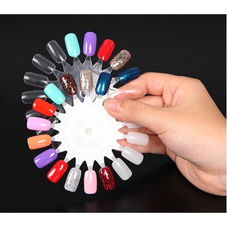 Moziur  ชาร์ตสีทาเล็บ ที่ลองเล็บ เล็บปลอม Chart สีทาเล็บสำหรับทาสีให้ลูกค้าเลือก