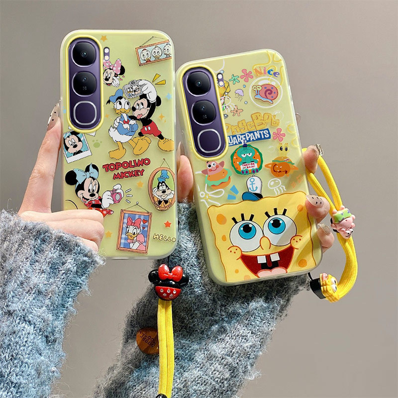เคส Vivo Y200 5G เคส Vivo V40 Lite 4G 5G เคส 2-in-1 PC hard frosted feel โทรศัพท์ TY-GDKS