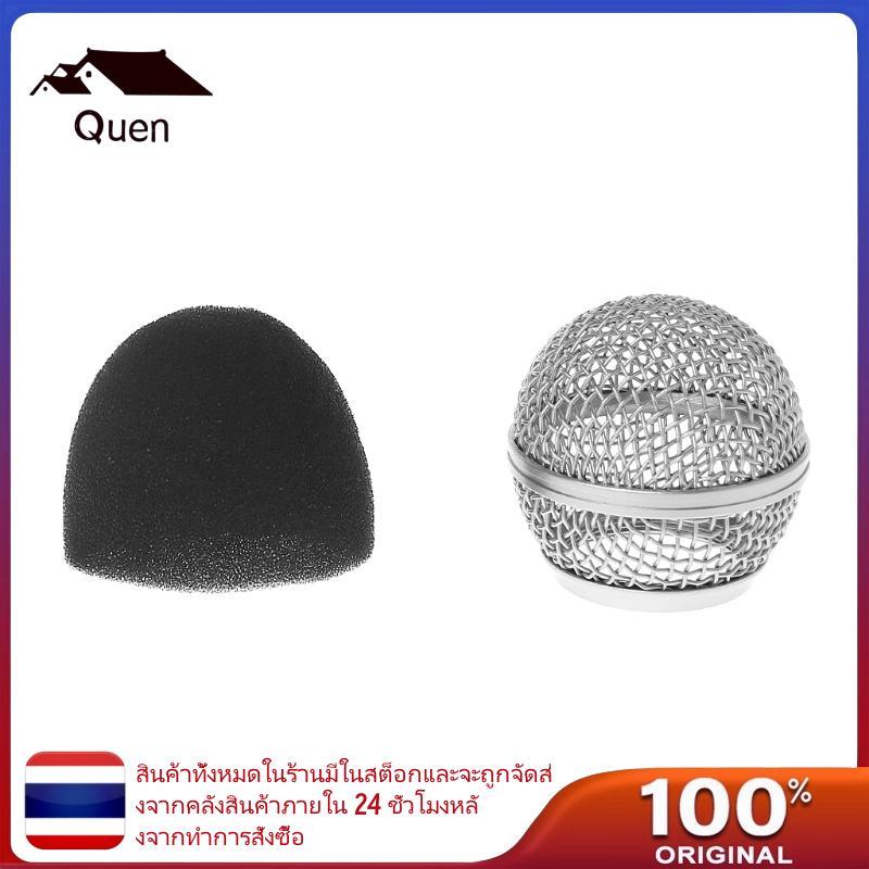 Queen ฝาครอบกระจกโฟมฟองน้ํา Mic Grille สําหรับ BETA58 BETA58A สําหรับ SM58 SM58S