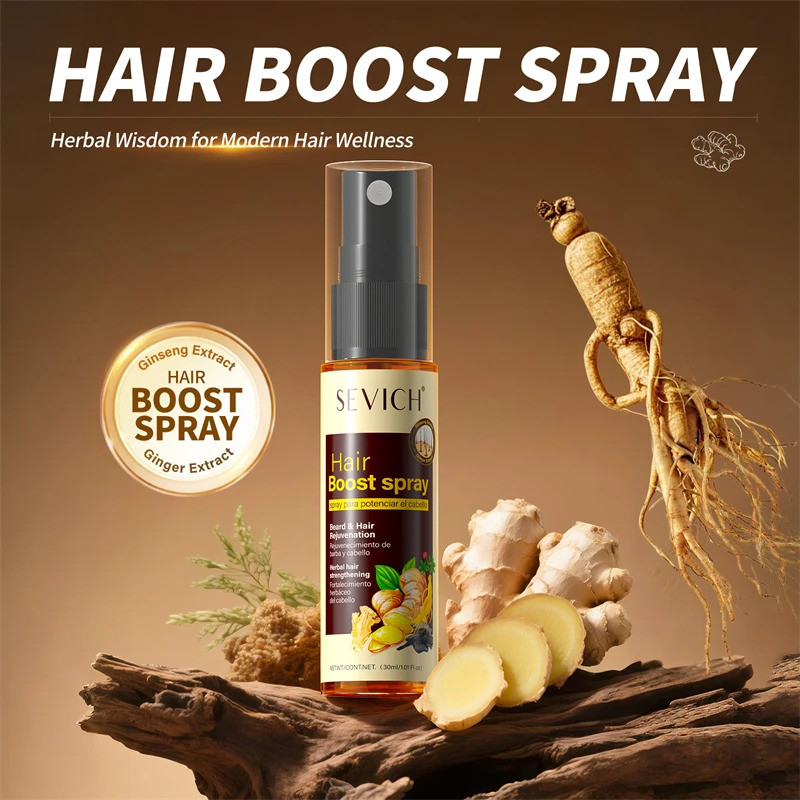 Sevich 30ml Hebal Oil Essence Fast Hair Growth Spray ทรีทเม้นต์ผมร่วงช่วยปลูกผมดูแลเส้นผม