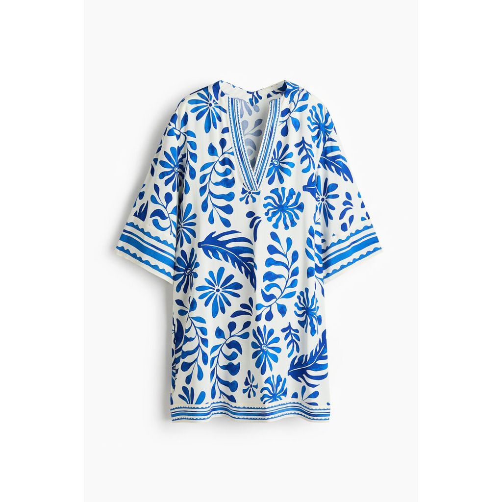H&M(เอชแอนด์เอ็ม) เดรสทรงทูนิกผ้าวิสโคส ผู้หญิง 1333631_2
