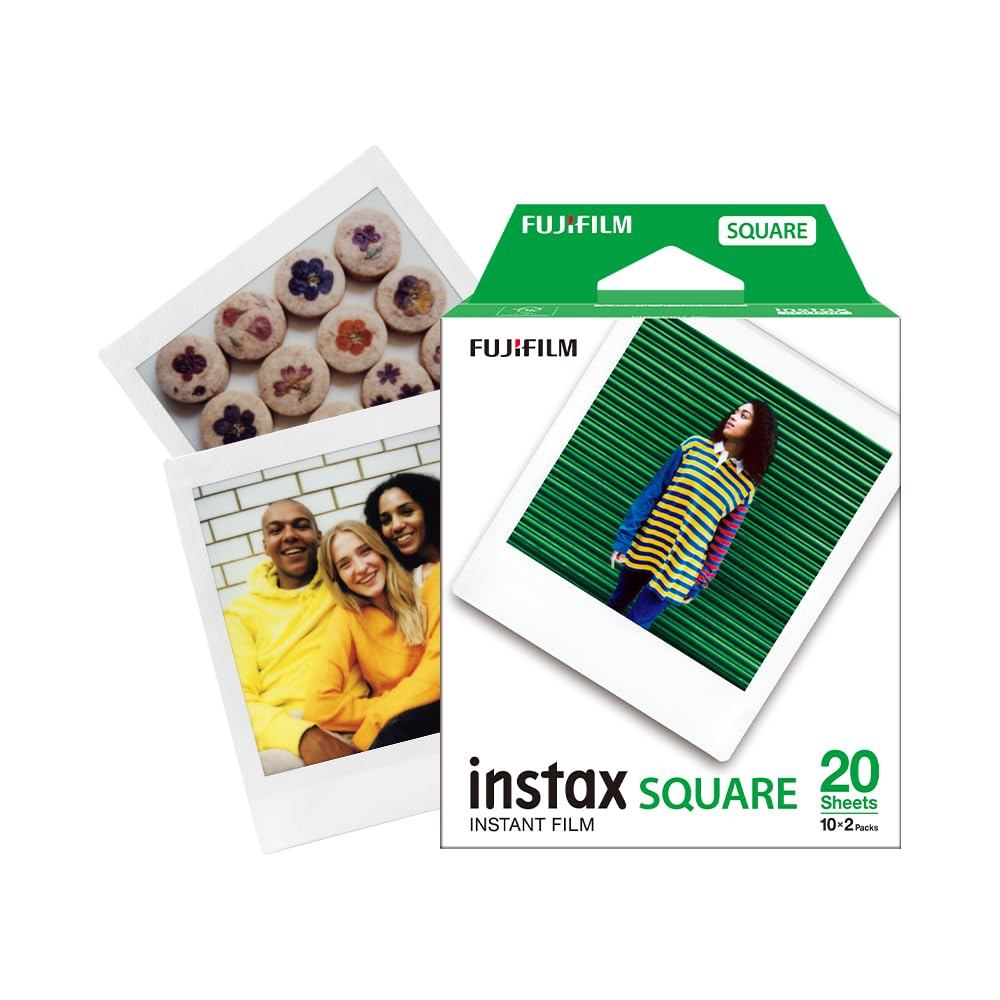 instax Fujifilm SQUARE Format Film, 20 Sheets, instax SQUARE INSTAX SQUARE WW 2