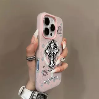 เคสเจลลี่แม่เหล็กลายแบรนด์อินเทรนด์สองในหนึ่งเดียวเหมาะสำหรับ iPhone 17/16/15/13/14/X/15/16/14 เพื่อป้องกันการล้ม