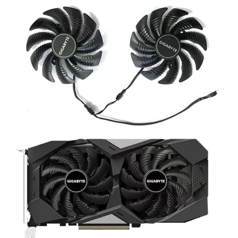 85MM 3PIN PLD09210S12HH GTX 1650 พัดลม GPU ใหม่เหมาะสําหรับ Gigabyte GTX1650 GTX 1650 SUPER กราฟิกกา