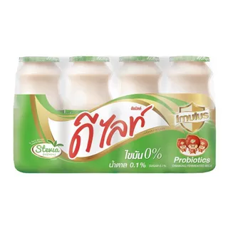 [สินค้าส่งด่วน] ดัชมิลล์ ดีไลท์ นมเปรี้ยว สูตรน้ำตาล 0.1% 150 มล.แพ็ค 4 DUTCH MILL DELIGHT DRINKING YOGURT 0.1% SUGAR