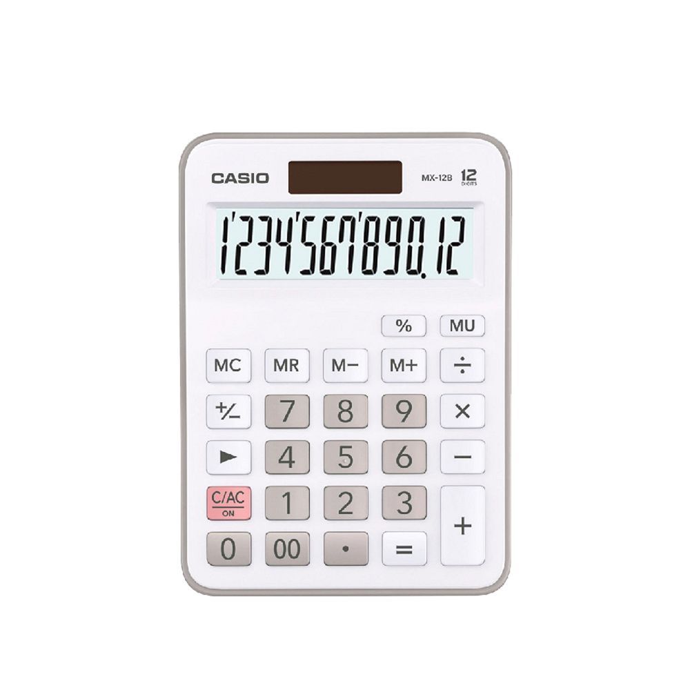 [สินค้าส่งด่วน] CASIO#MX12B WE เครื่องคิดเลข 12หลัก CASIO#MX12B WE CALCULATOR 12DIGIT