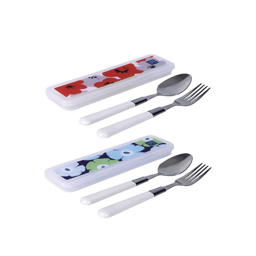 SUPER LOCK ชุดกล่องช้อนส้อม #7004 (คละแบบ) SUPER LOCK FORKS SET #7004 (ASSORTED)