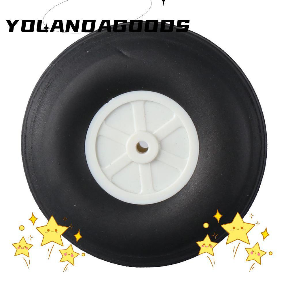 YOLA 1 คู่ Tail Wheel Rubber PU 1" - 3" นิ้ว Plane Toy Parts