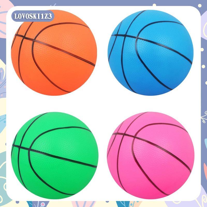 [lovoski1z3] Mini Bouncy Basketball Indoor Outdoor Sports Ball ของเล่นเด็กของขวัญสีส้ม