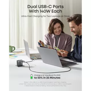 🔥ถูก/แท้🔥Anker 140W Fast Charger 4 Port ชาร์จไว PD Smart Display CN Version จอภาษาจีน