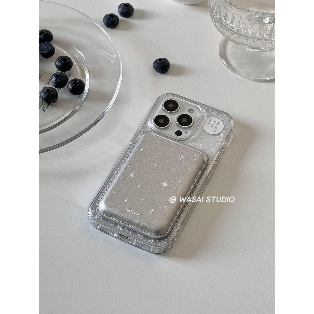 wallet magsafe magsafe wallet Apple Korea ins เคสโทรศัพท์อะคริลิคแม่เหล็ก