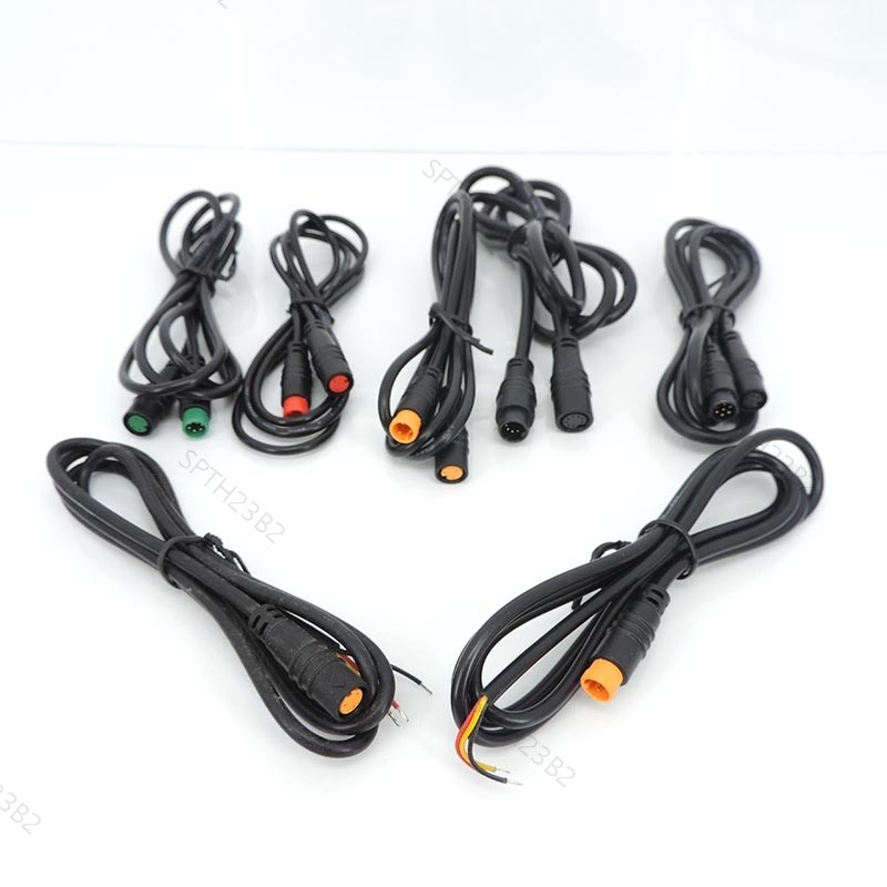 M8 2 3 4 5 6 Pin Splitter ชายหญิง/ชายปลั๊กสาย Connector กันน้ํา Julet Sensor E-bike ไฟฟ้าลวด TH23B2