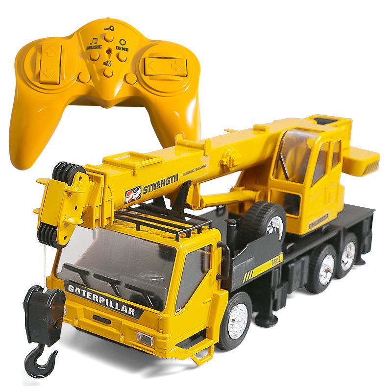 Remote Control Crane Toy Electric Wireless RC Crane with Light Sound Effects