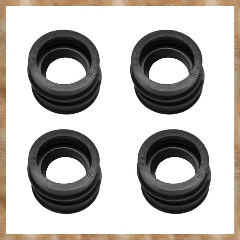 [KYG] 4 ชิ้นอะแดปเตอร์อินเทอร์เฟซคาร์บูเรเตอร์ท่อร่วมไอดีสําหรับ 600R Ninja600 ZX600 GPX600R GPZ600R