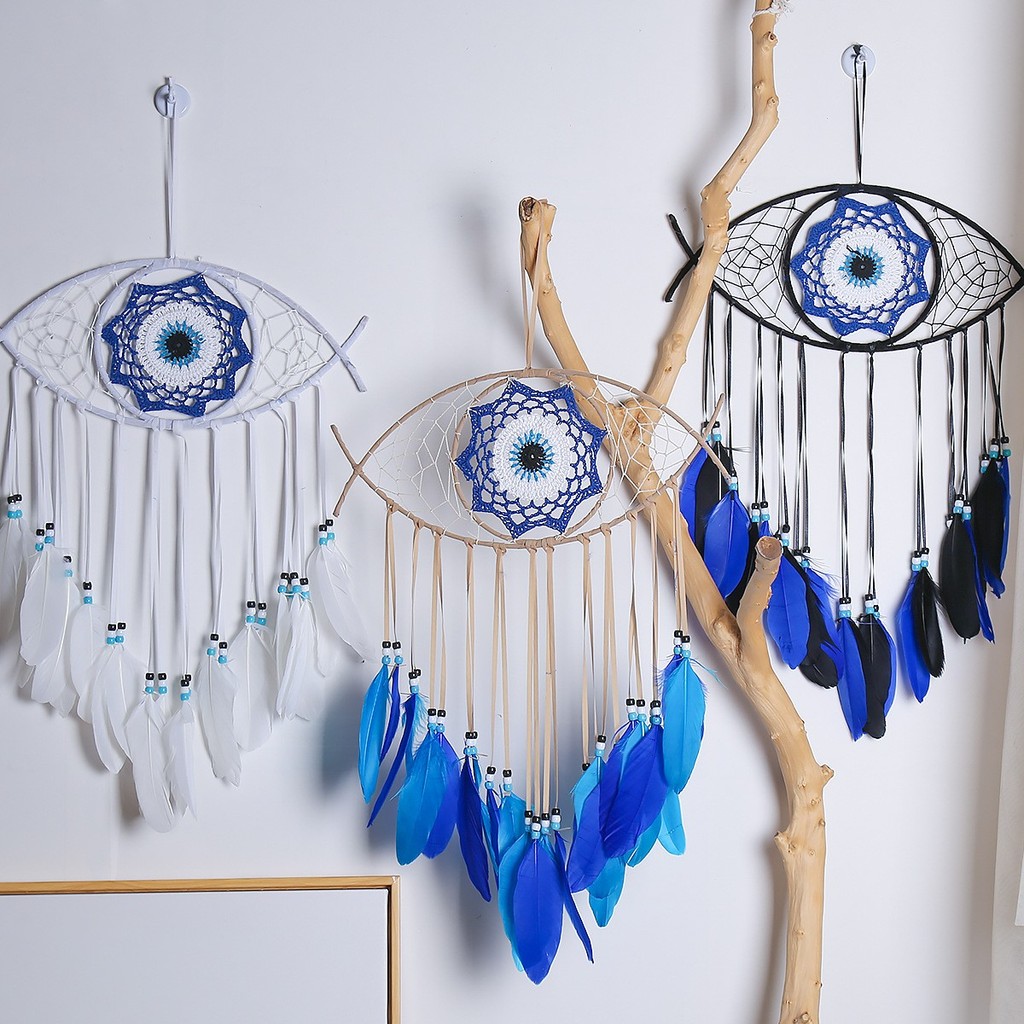 Devil Eye Dream Catcher - ตกแต่งผนังสําหรับของขวัญวันหยุดในห้องนอน