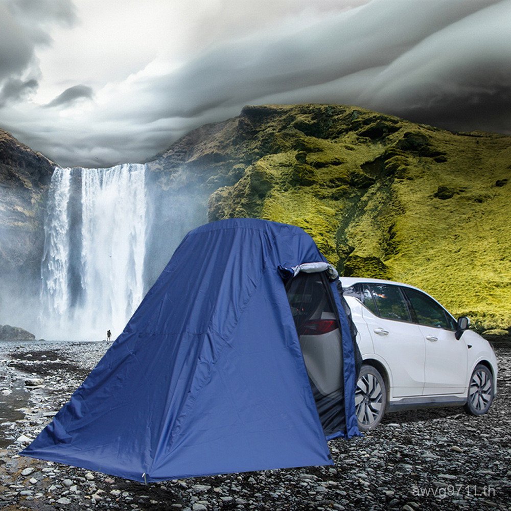 เต็นท์ขยายด้านหลังพับเต็นท์หลังคา Pergola Camping กลางแจ้งแบบพกพา suv กันฝน Camping เต็นท์รถ 1JHP