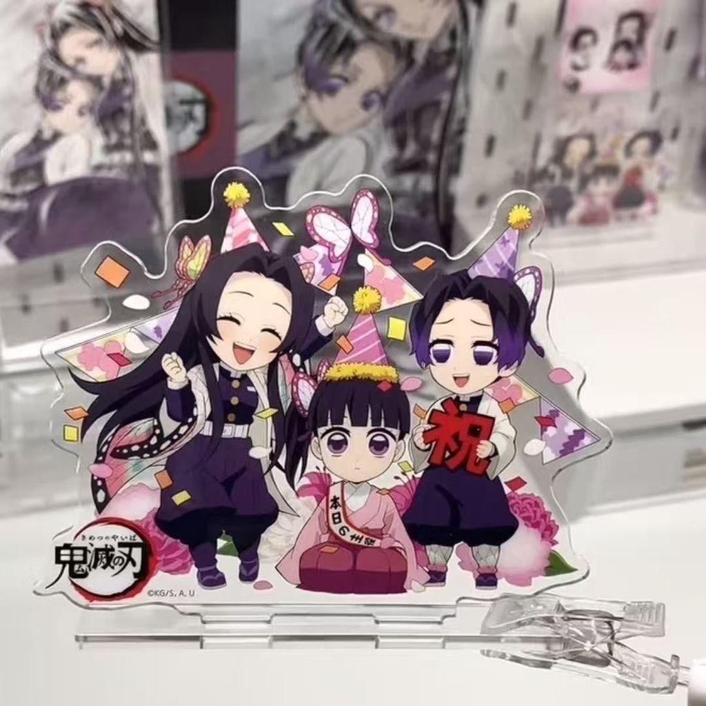 Tsuyuri Kanao วันเกิดอะคริลิคขาตั้ง Kanae Kochou Shinobu รูปอะนิเมะสินค้าคอลเลกชันตกแต่งโต๊ะ