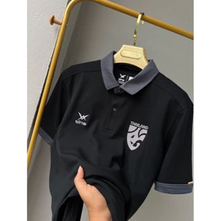 ผู้ชายฤดูร้อนสบายๆกีฬาย์แขนสั้นเสื้อโปโล 3ง การพิมพ์