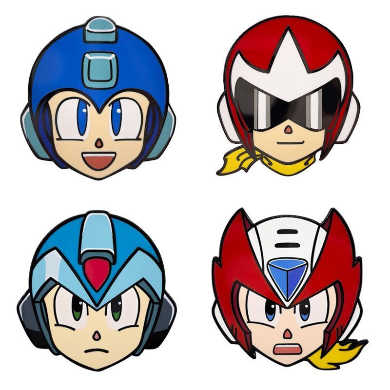 Mega Man เข็มกลัดโลหะ Yuanzu Mega Man X และ Zero Game Fan Badge Pin pins5/4/13