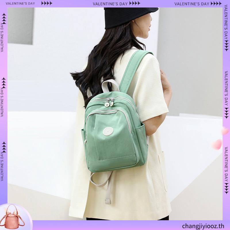 【Colorful Fox】กระเป๋าเป้สะพายหลังญี่ปุ่นน่ารักสําหรับผู้หญิงหลายกระเป๋ากระเป๋ากันน้ําขนาดเล็ก