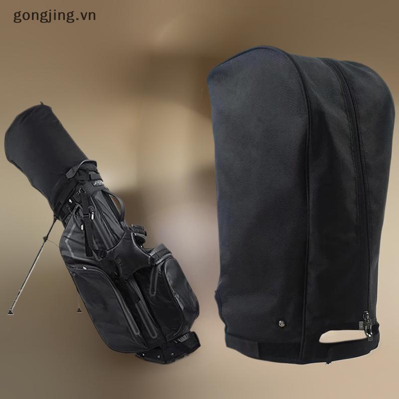 Gongjing ถุงกอล์ฟ Rain Cover กันฝุ่น Rain Hood Club Protector ถุงกอล์ฟแบบพกพา Rain Cover สําหรับถุงก