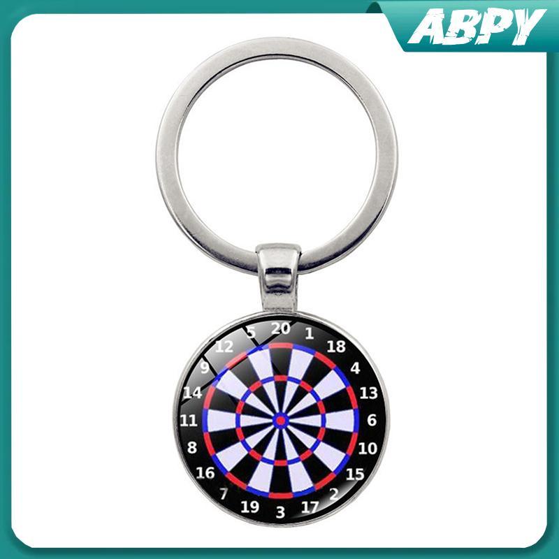 ABPY แฟชั่น Dart Target จี้พวงกุญแจ Digital Target พวงกุญแจจี้รถ ABPY