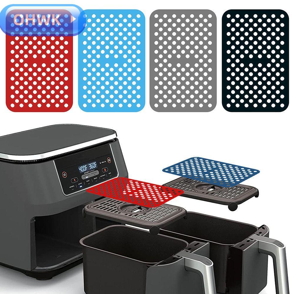 OHWK Air Fryer Mat เตาอบสี่เหลี่ยมผืนผ้านุ่มสําหรับ Ninja DZ201 Foodi สําหรับ Ninja Foodi DZ201