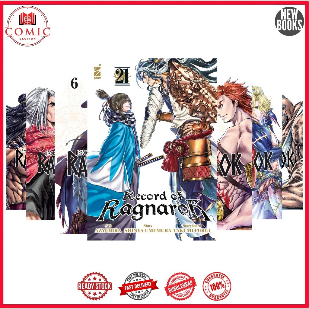 Komik Record of Ragnarok, 21 Book Series (English)