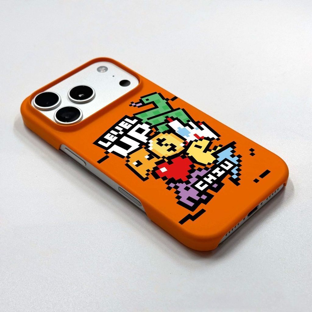เคสโทรศัพท์ Apple 17Pro Max Pixel สไตล์ใหม่ iPone16pro เคสแข็งครึ่งฝาครอบ Apple 17/15 Frosted 14 Pro
