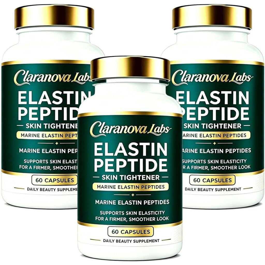 Claranova Elastin Peptides สูตรกระชับผิว Marine Elastin Peptide 60 แคปซูล (3 แพ็ค)