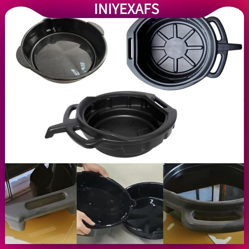 [iniyexafs] อ่างรับน้ํามัน Universal Auto Oil Drain Pan สําหรับทําความสะอาดง่ายป้องกันการรั่วไหลในกา