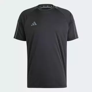 adidas ไลฟ์สไตล์ เสื้อยืด Sereno AEROREADY 3-Stripes ผู้ชาย สีดำ IR7827
