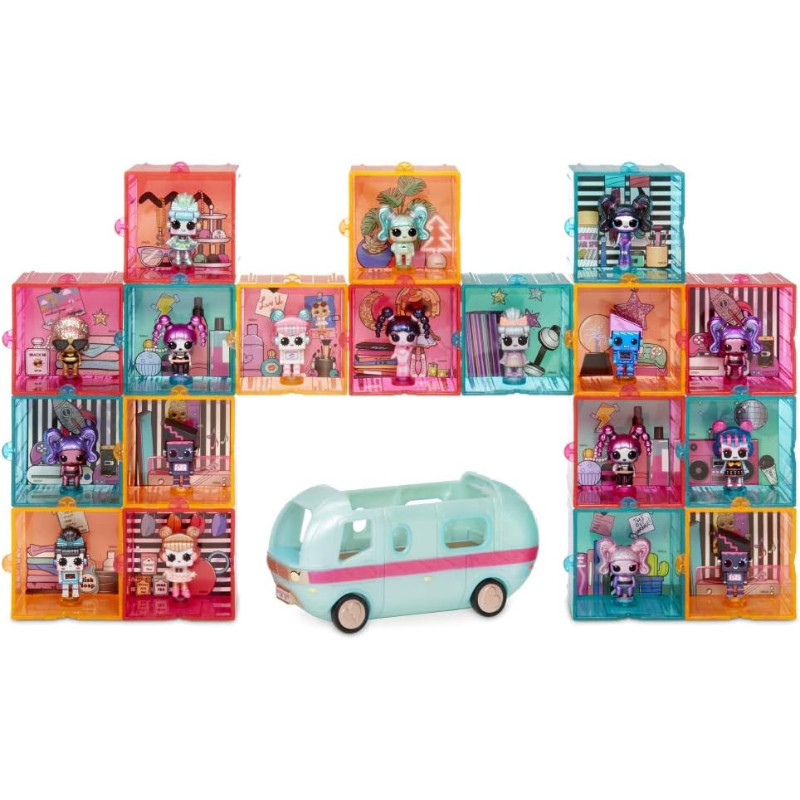 LOL Surprise Tiny Toys 5 Surprise Pack พร้อม 1 Mini 1.5 ซม.อุปกรณ์เสริมรูป Glamper Part และ Water Su