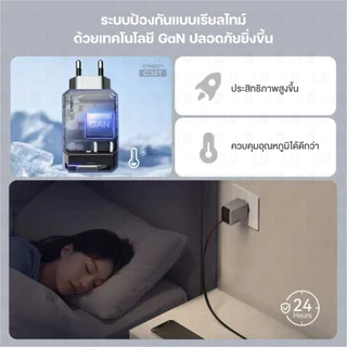 [สุดคุ้ม] Orsen by Eloop C32T C42T 35W 65W หัวชาร์จ GaN Charger PD PPS Type C ชาร์จเร็ว adapter notebook