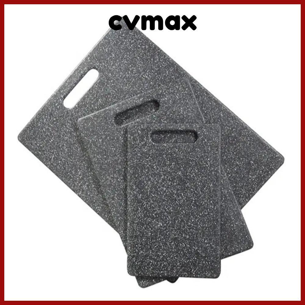 CVMAX เขียงผัก, เขียง PP ป้องกันโรคราน้ําค้างต้านเชื้อแบคทีเรีย, เขียงเนื้อเกรดอาหารกันลื่นสองด้านที่ทนทานเครื่องล้างจานปลอดภัย