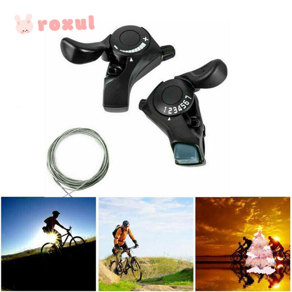 ROXUL 3/7/21 Speed Handlebar Twist Grip กีฬากลางแจ้งเปลี่ยนความเร็วขี่จักรยานเกียร์ Shifter