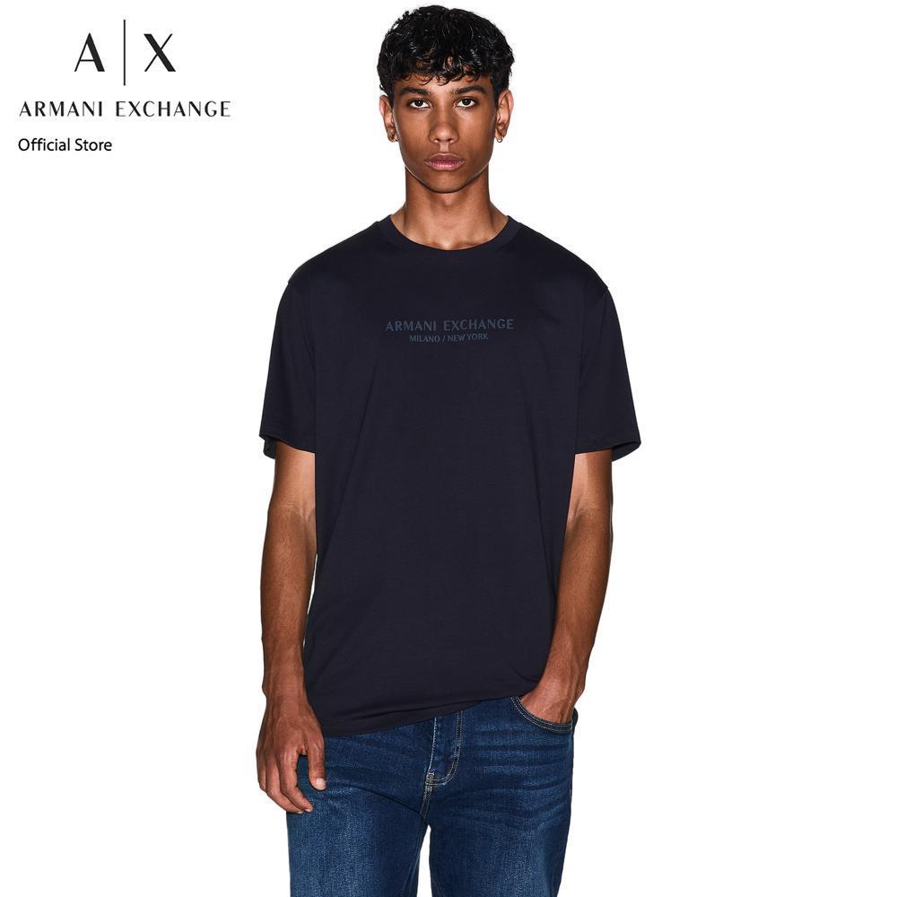 Armani Exchange เสื้อยืด รุ่น XM001280-AF10361-UB101-สีกรมท่า