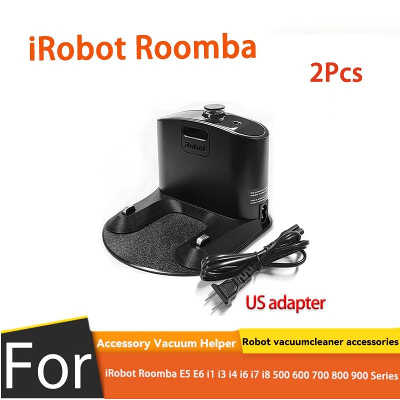 สําหรับ iRobot Roomba E5 E6 i1 i3 i4 i6 i7 i8 500 600 700 800 900 Series ฐานชาร์จ (2 ชิ้น)