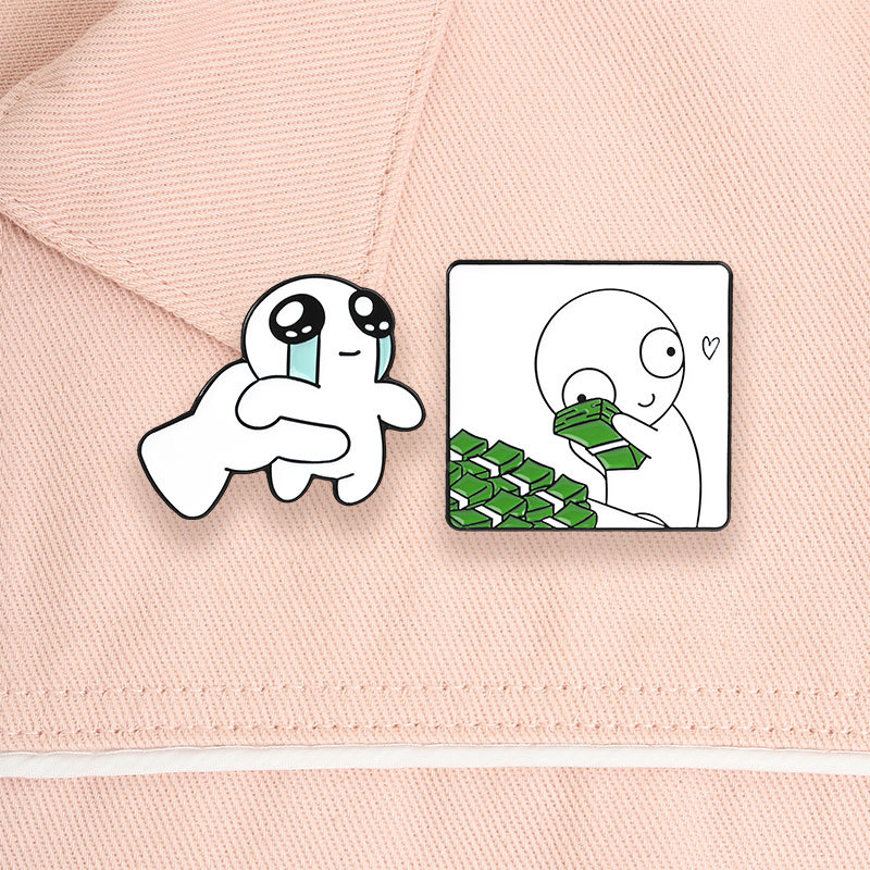 ตลกออทิสติก TBH Creature เคลือบ Pin การ์ตูน Sad Money รูปที่ 2