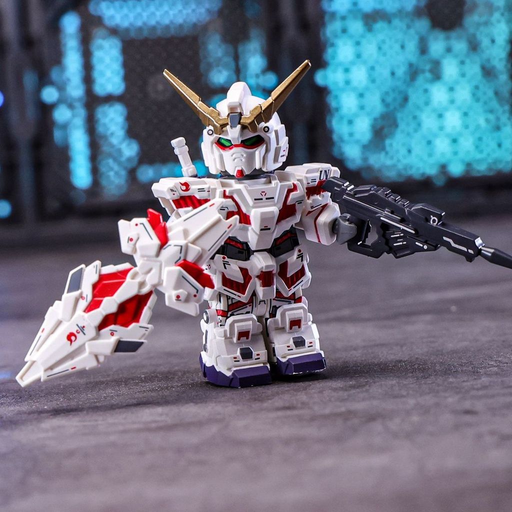 ใช้งานร่วมกับ Lego Unicorn Gundam Building Blocks Minifigure ของเล่นรุ่น BRICKMAN Third Party MOC As