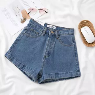 ส่งจากกรุงเทพฯ Solovely S-6XL พลัสไซส์ กางเกงขาสั้น ผู้หญิง สไตล์เกาหลี ลำลอง กางเกงยีนส์ขาสั้น
